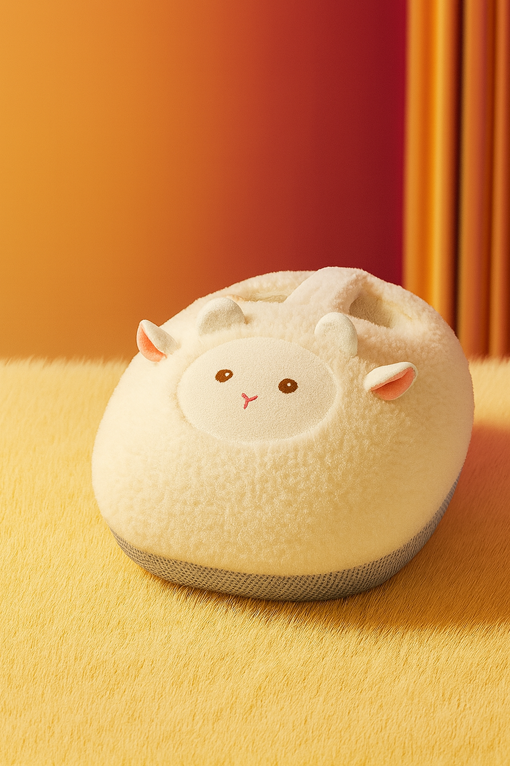 Electric Foot Warmer With Plush Cover