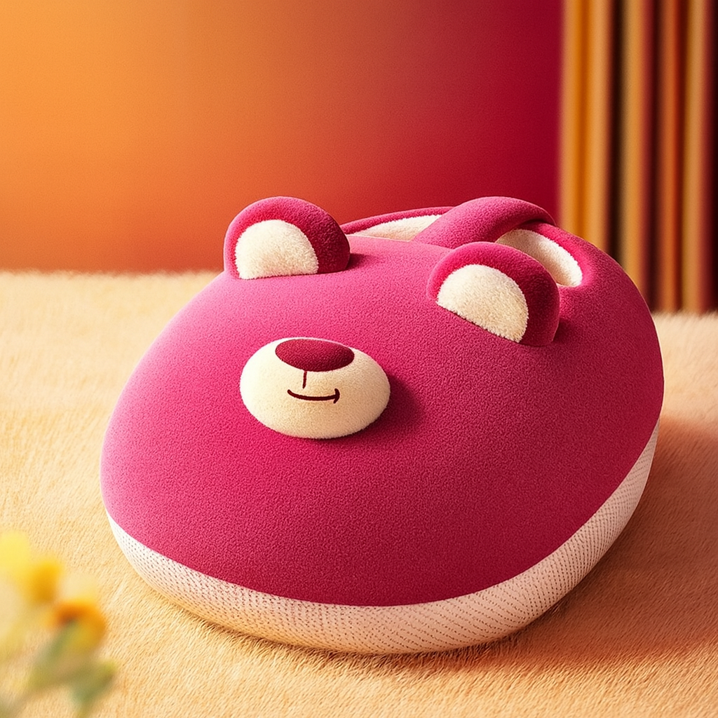 Electric Foot Warmer With Plush Cover